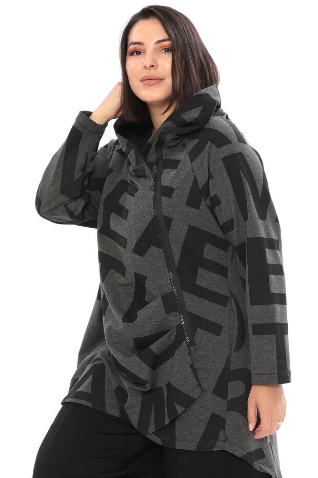 Gray 22579 Model Jacket - 2