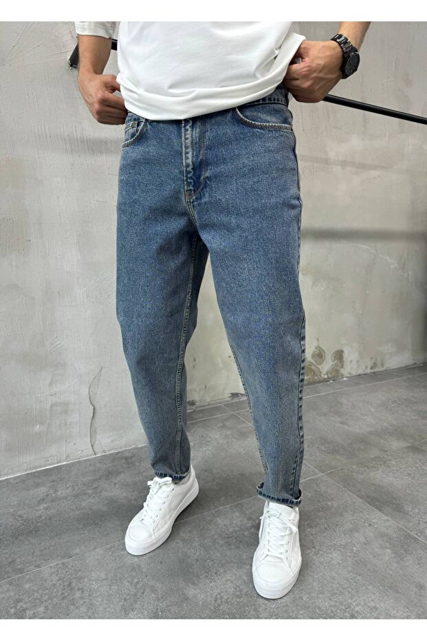Men's Antique Blue Boyfriend Jeans