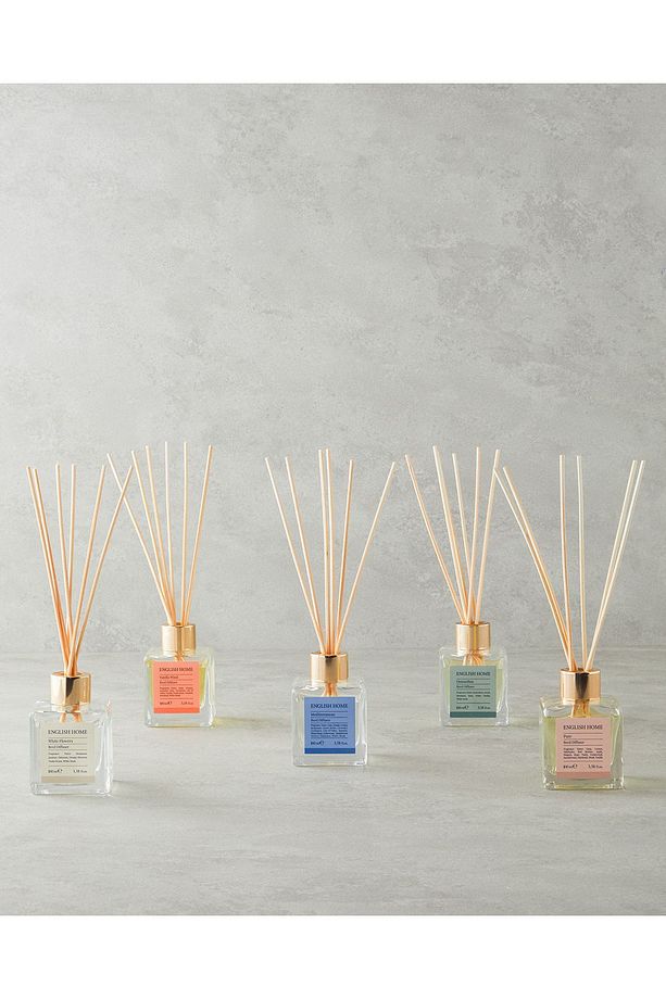 Beyaz Çiçekler Çubuklu Oda Kokusu 100 ml - 4