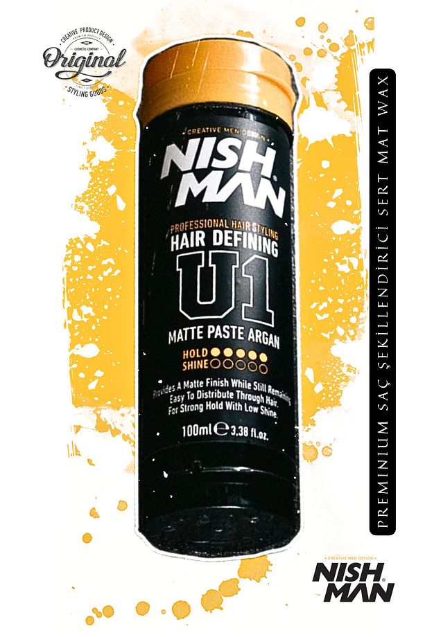 U1 Sert Tutuş Mat Wax / Special Edition 100 ML - 4