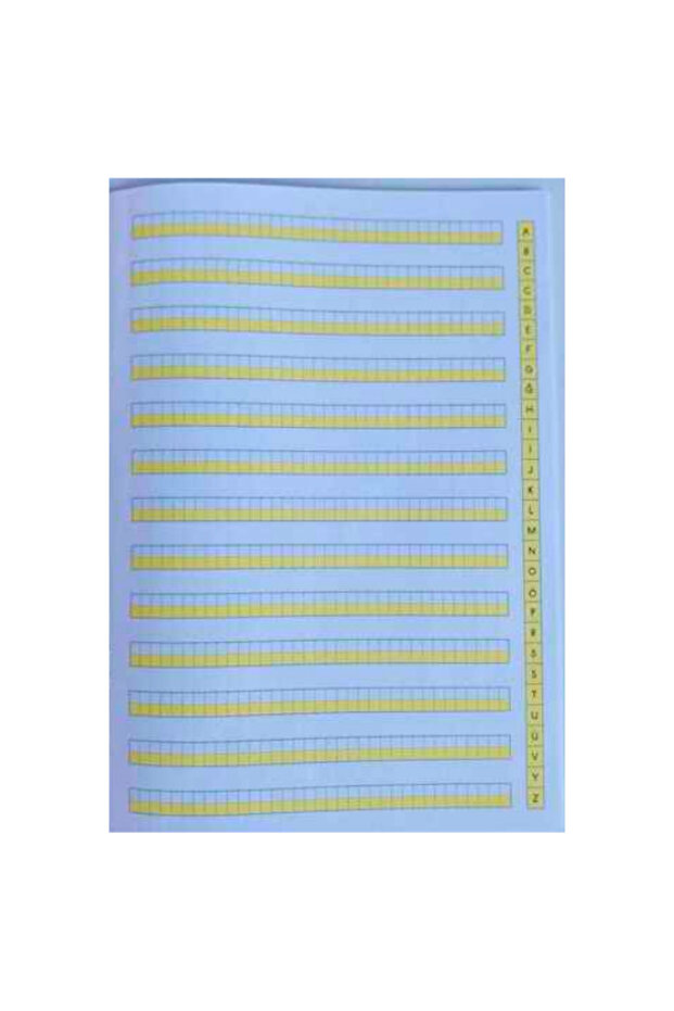 2025 New Curriculum Guide Vertical Line Beautiful Writing Notebook 2 Pieces of Large Size (19X27 cm) 48 Pages - 2