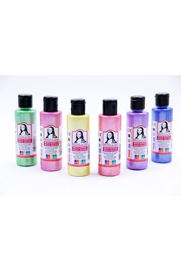 Multi Akrilik Boya Inci 6 Metalik Renk X 70 ml Şişe - 2