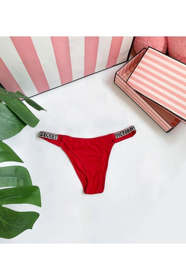 Taşlı Victoria String Tanga - 4