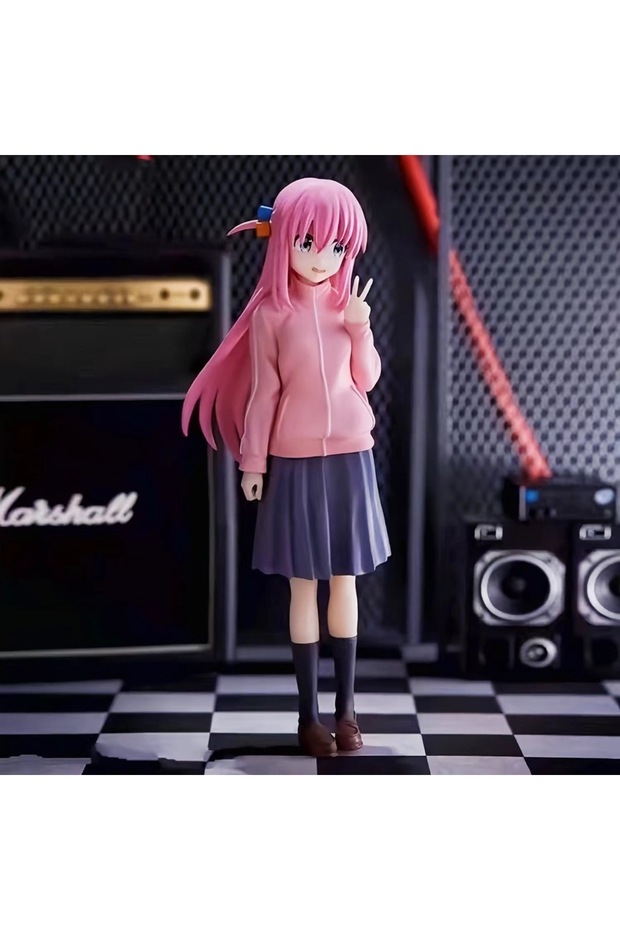 Bandai HT-A 16cm BOCCHI THE ROCK! Anime Figure Gotoh Hitori Action Figure Guitarist Girl Figure Desk