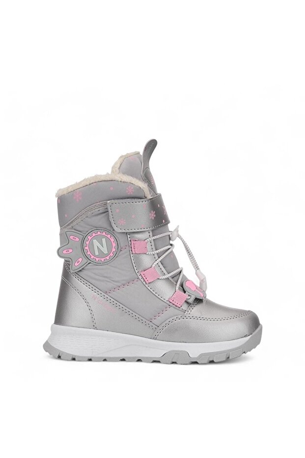 N'Drops014 Fur Smart Lacing Girl Snow Boots