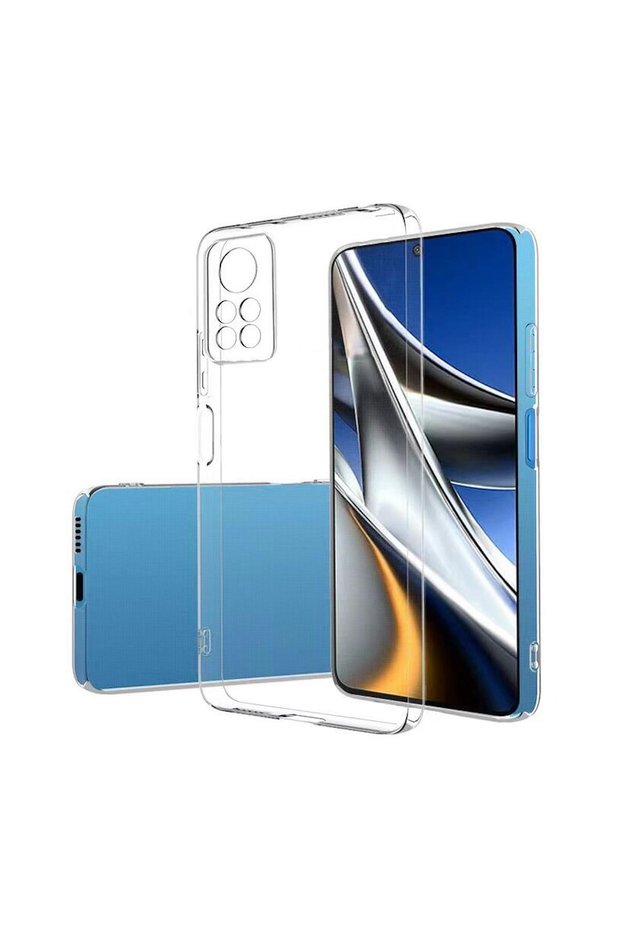 Xiaomi Redmi Note 12S Compatible Case Zebana Transparent Soft Silicone Case Transparent