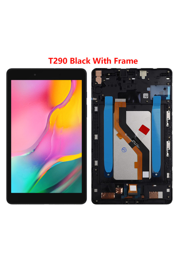 T290 Black Frame For Tab A 2019 SM-T290 SM-T295 T290 T295 LCD 8.0 Display Touch Screen Digitizer A