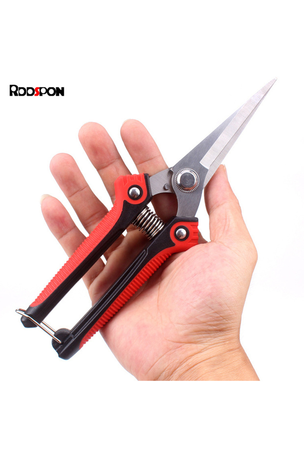 RDDSPON Pruning Shear Branch Scissors Stainless Steel Non-Slip Handle Sharp Garden Fruit Tree Pru...
