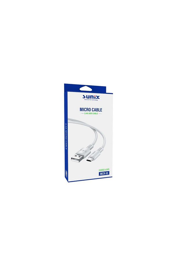 2a Usb / Micro Şarj Ve Data Kablosu Beyaz Mcr-10 - 2