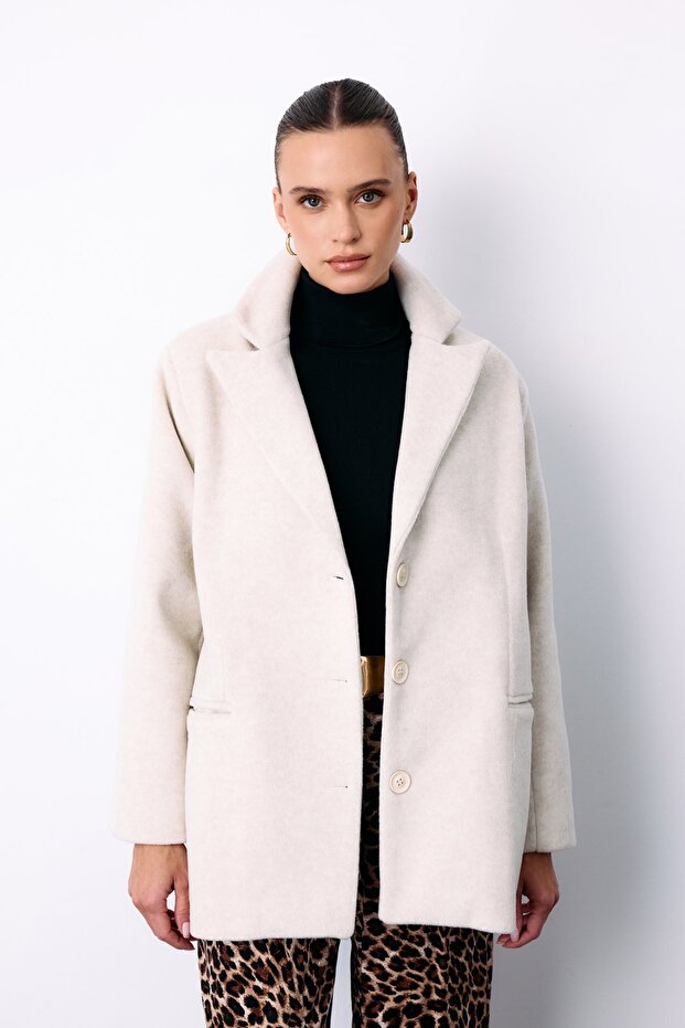 سترة مخيطة بأزرار - إكرو - 5