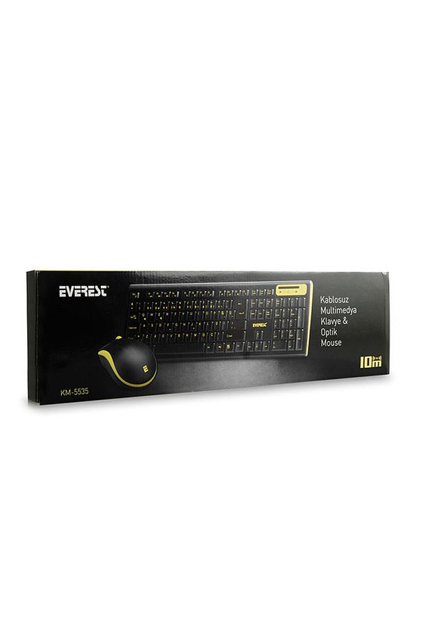 Km-5535 Usb Multi Media Kablosuz Q Standart Klavye Mous - 6