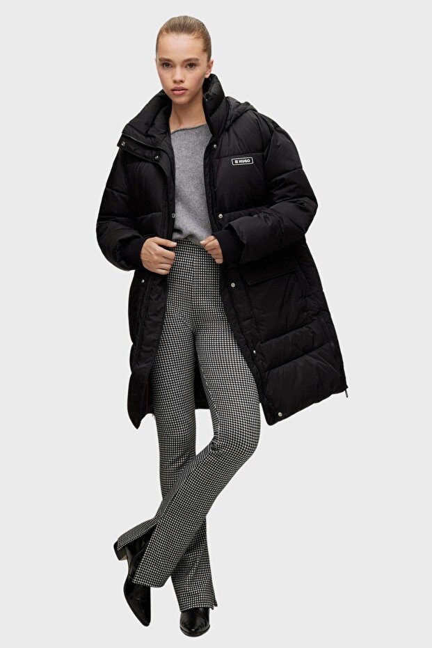 Kadın Kapşonlu Mont - 2