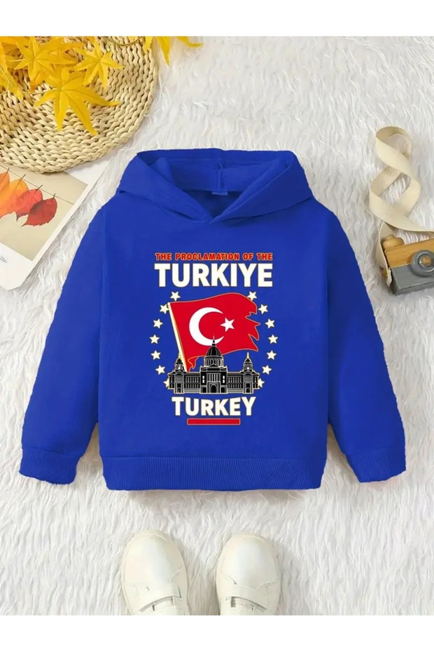 Children's Turkey Themed Hooded Swetshirt