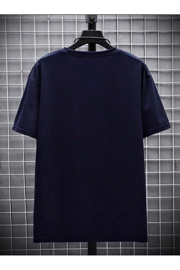 GÖĞÜS BASKILI BASİC T-SHİRT - 2