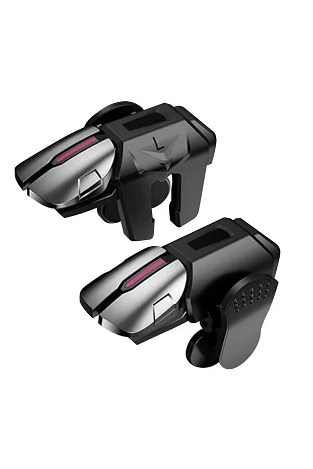 مشغلات الألعاب المحمولة G21 السوداء، مشغل مريح، وحدة تحكم ألعاب الهاتف القابلة للسحب لتجنب الحساسية - 1