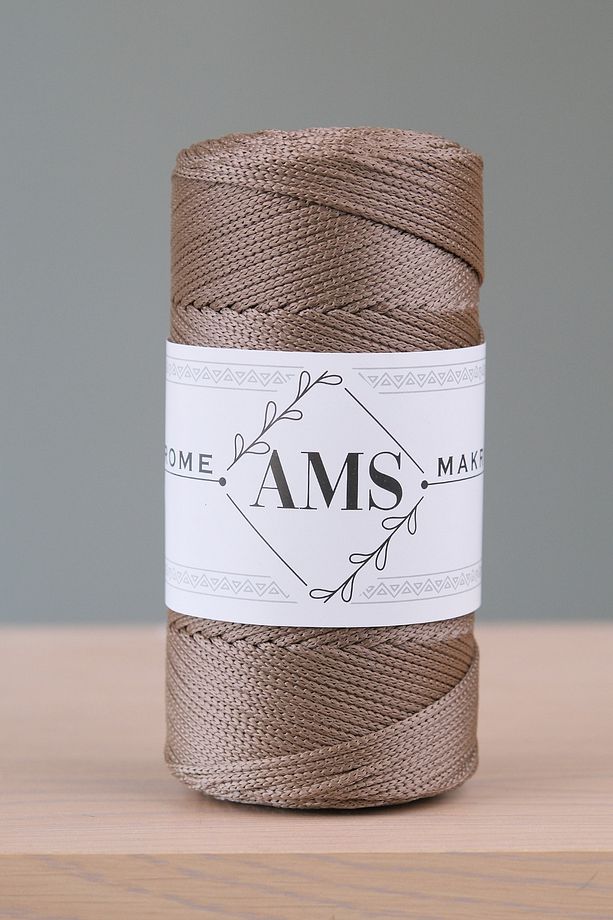 4mm-200gr Makrome İpi Polyester Makrome ipi Supla İpi ve Çanta İpi - 1