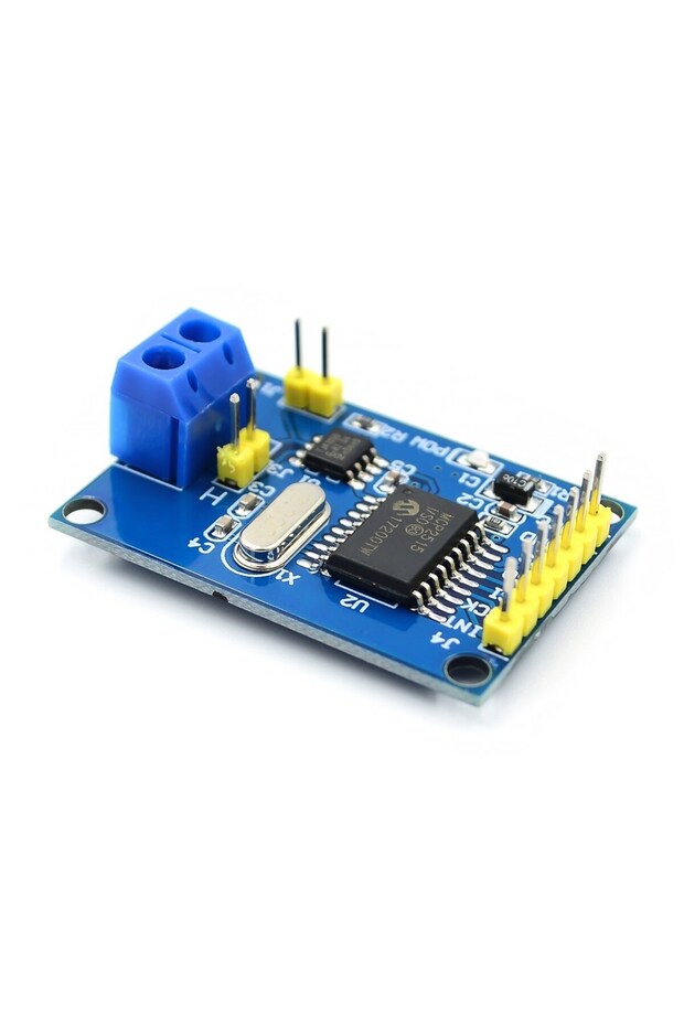وحدة MCP2515 CAN Bus مستقبل TJA1050 SPI لوحدة تحكم ARM 51 MCU