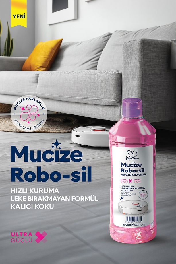 Robot Süpürge Deterjanı Robo-Sil 1000 ml - 2