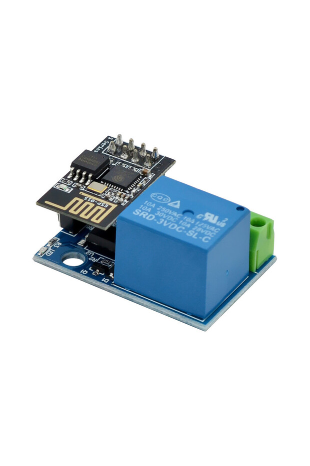 وحدة esp01s ESP8266 ESP-01S 5 فولت وحدة ترحيل واي فاي Things Smart Home مفتاح التحكم عن بعد لـ Ardui