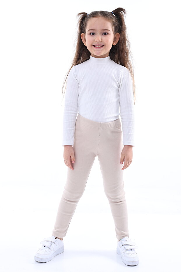 Girl's Cotton Lycra Camisole Seasonal Leggings