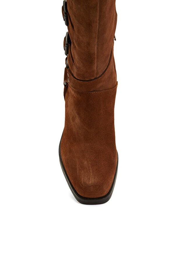 Taba Kadın Deri Çizme - 4