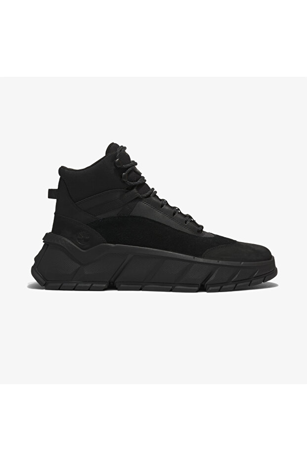 Mid Lace Up Men's Black Sneakers