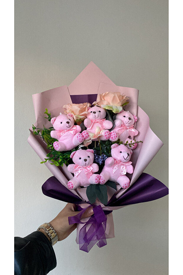 Pembe Ayıcık Buketi - 1