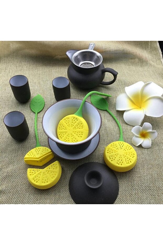Lemon Figured Tea Infuser Strainer Silicone - Tea Strainer - 7