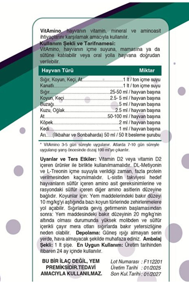 Ber vet pet Rota vitamino kanatlı kedi köpek koyun inek buzağı oğlak ...