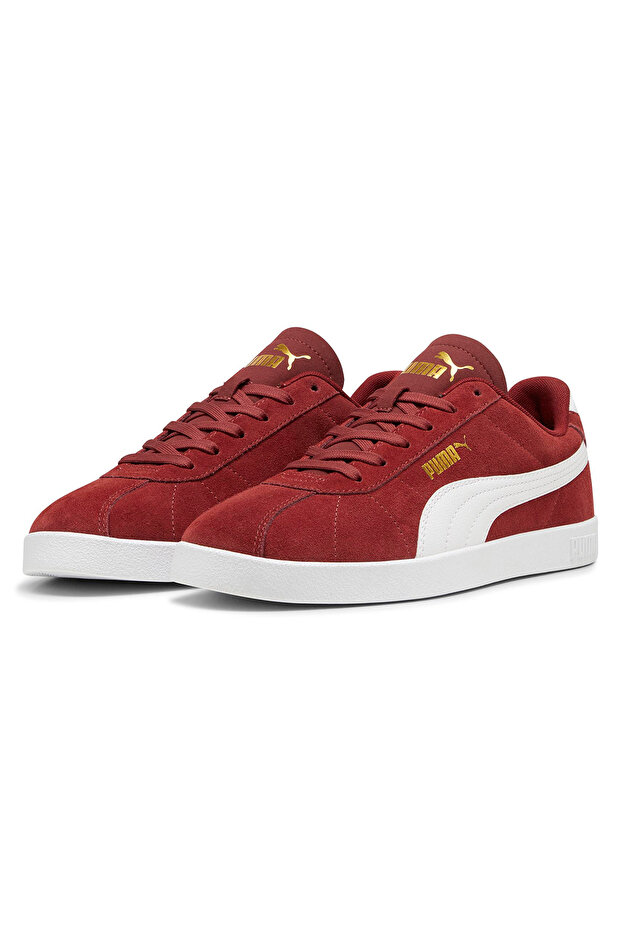 Club II-Intense Red-PUMA White-PUMA Gold - 2