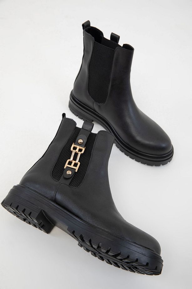 Siyah Kadın Bot & Bootie 20186 - 2