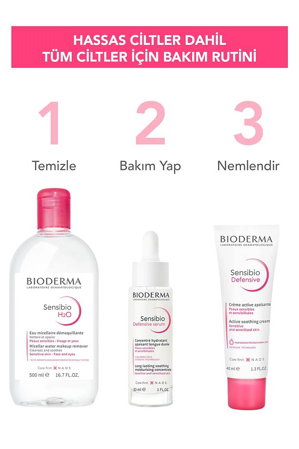 Sensibio H2O Micellar Makyaj Temizleme Suyu Büyük Boy Hassas ve Normal Ciltler 850 ml - 10