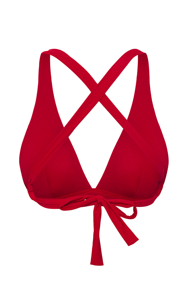 Kırmızı Üçgen Kaplı Bikini Üstü TBESS25BU00003 - 7