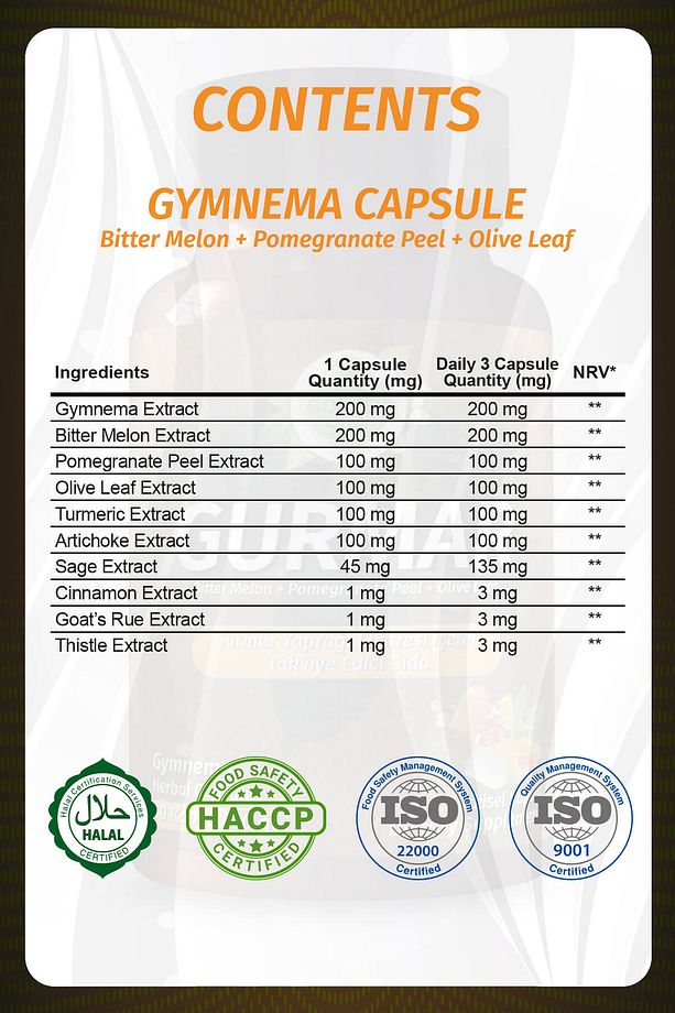 Gurmar Kapsül (GYMNEMA CAPSULE) - 4