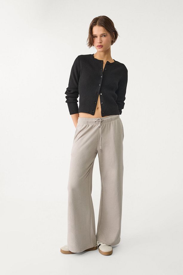 Geniş paça jogger pantolon - 1