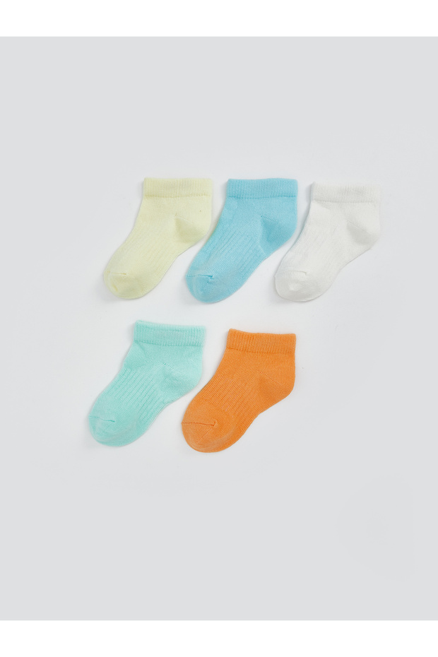 مجموعة من 5 جوارب أساسية للأطفال الرضع - 1