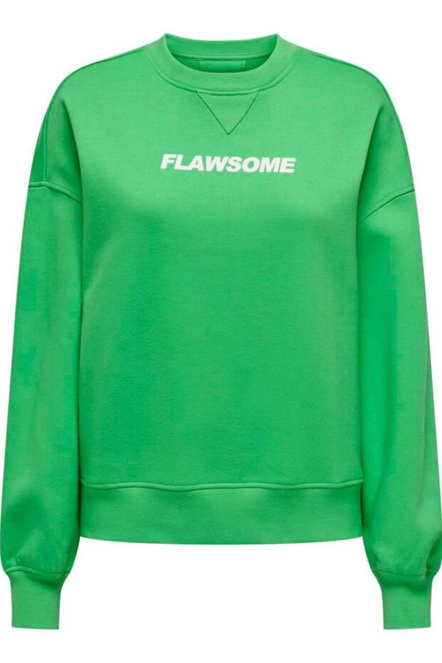 ONLSOFIA L/S WORD O-NECK SWT - 4