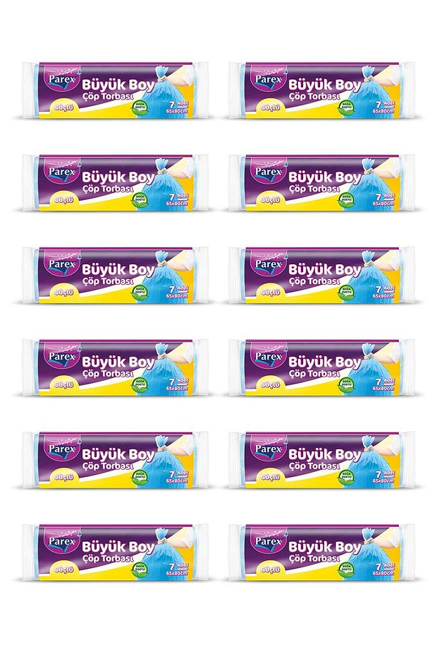 Güçlü Çöp Torbasi Büyük Boy 12'li Paket - 1