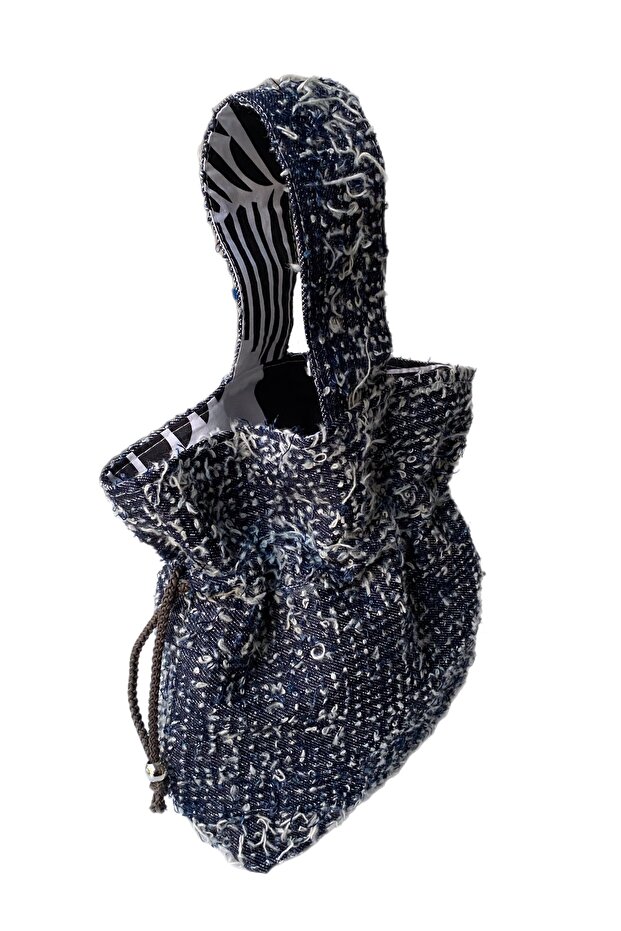 Denim Mini Bag - 4