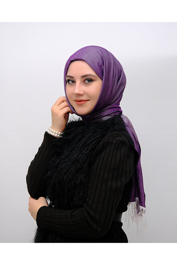 İPEKSİ ŞAL - MOR - 1