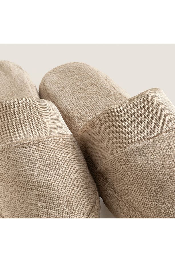 Floss Unisex Terlik Koyu Bej - 3