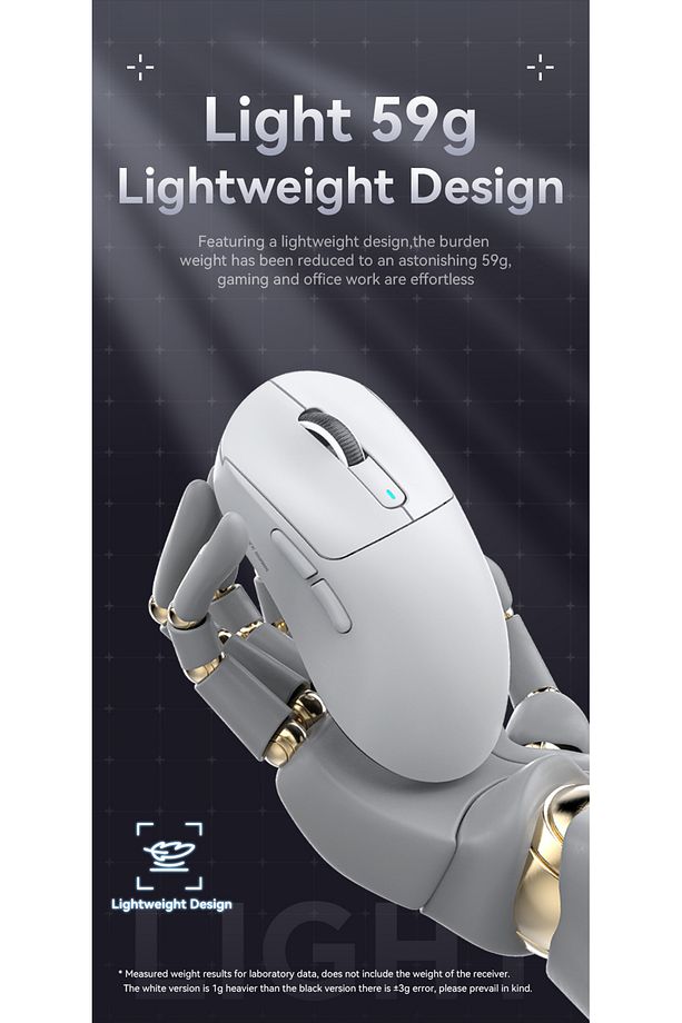 ATTACK SHARK X3PRO 3 Modlu 8K Gaming Mouse - 7
