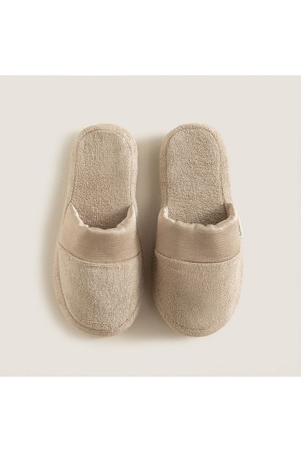 Floss Unisex Terlik Koyu Bej - 2