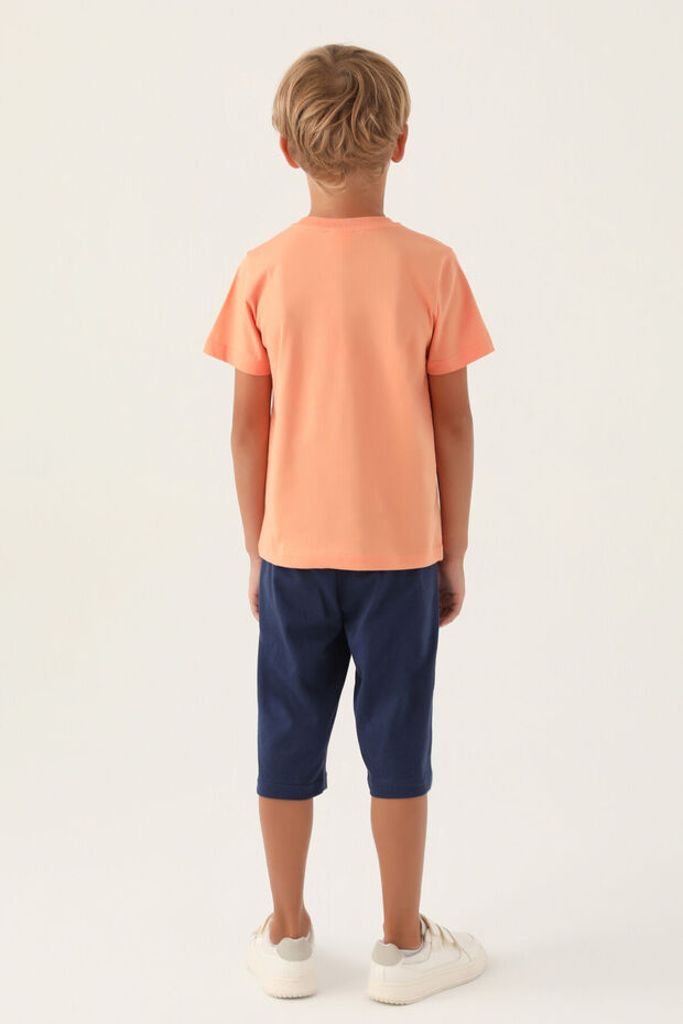 بدلة كابري برتقالية للأولاد - 5