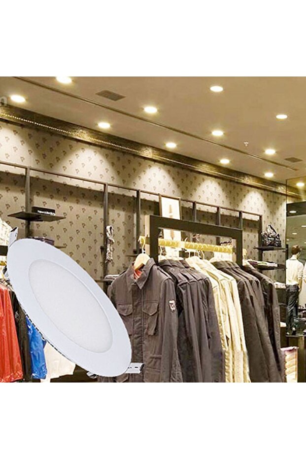 Ap01-00600 6w Yuvarlak Sıva Altı Led Panel 3000k Günışığı - 3