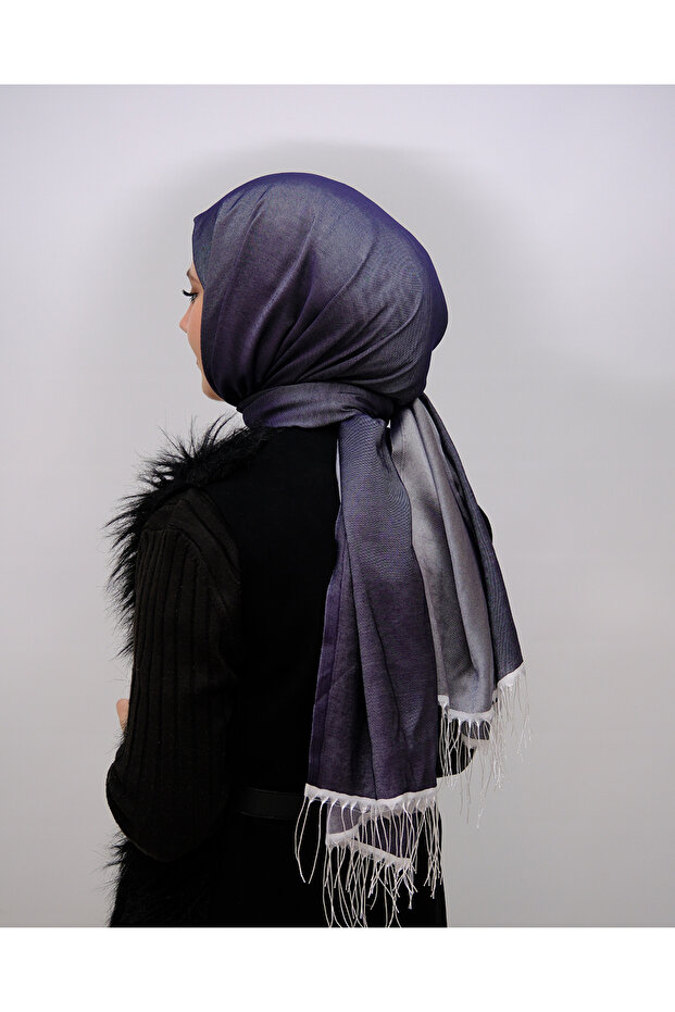 İPEKSİ ŞAL -LACİVERT - 2