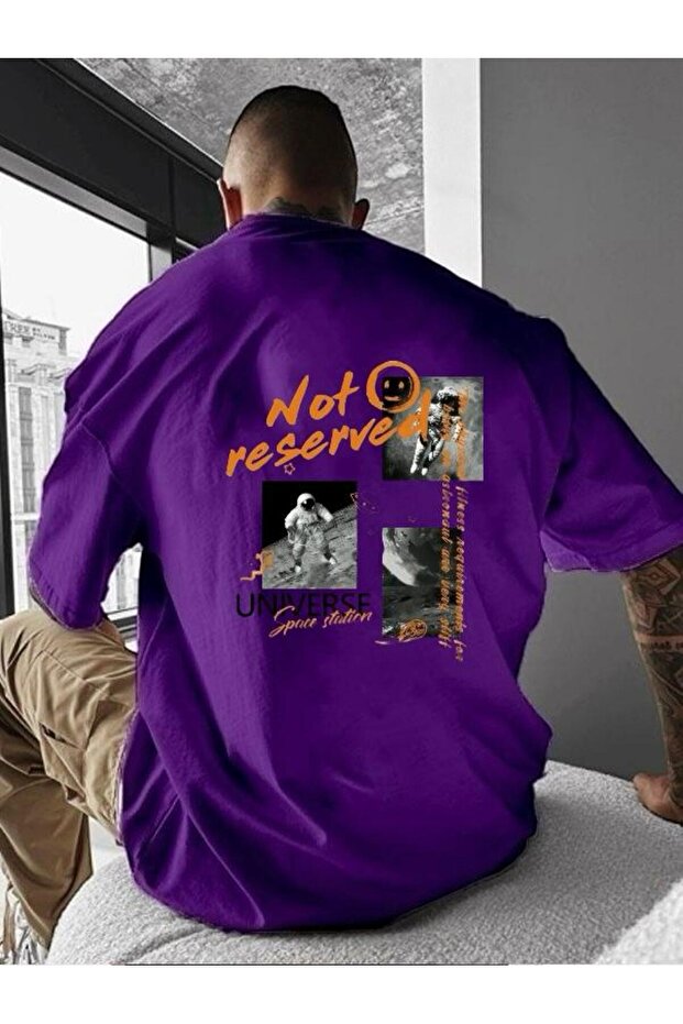 ملاحظة تي شيرت مطبوع كبير الحجم - 1