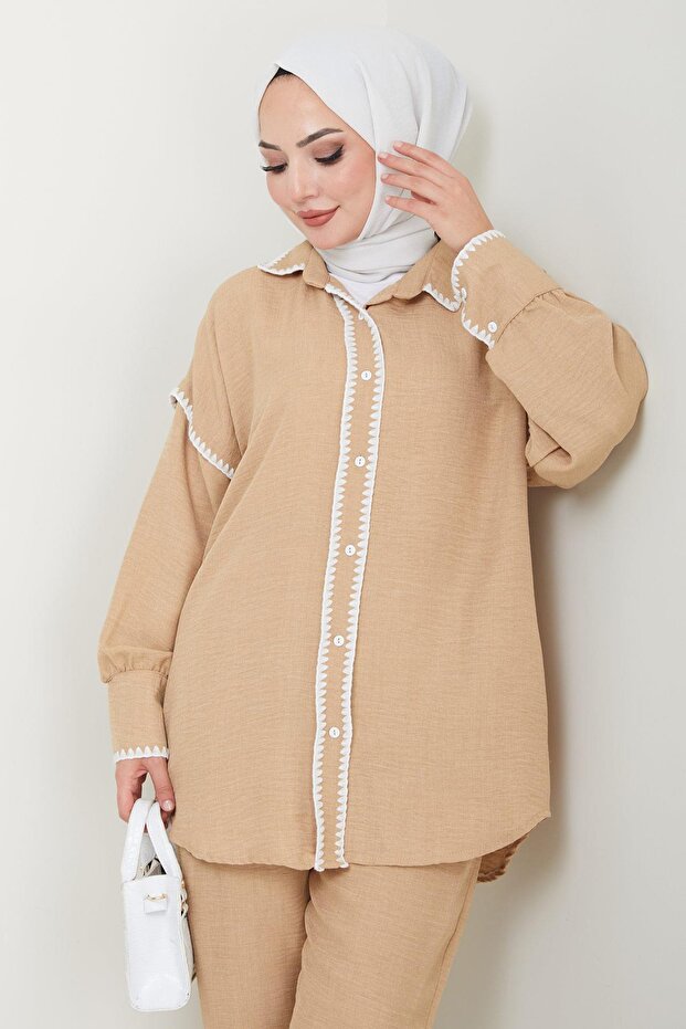 Set dublu brodat Camel - HM2491 - 6