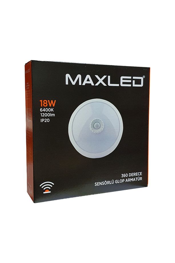 360 Derece Sensörlü 18w Led Tavan Glop Armatür Acil Kitli Mx-6115 - 2