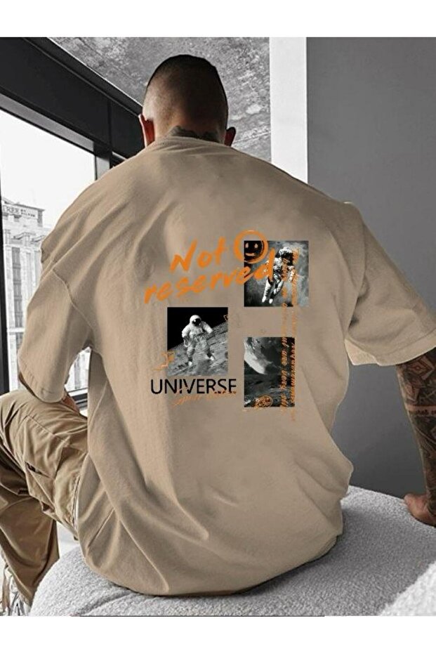 ملاحظة تي شيرت مطبوع كبير الحجم - 1